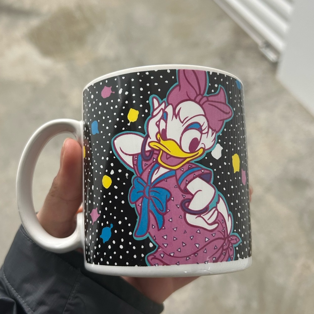 Daisy mug. Mickey and Pals mugs.